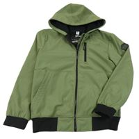 Khaki softshellová bunda s kapucí Yigga