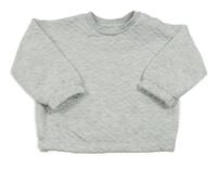 Šedá melírovaná mikina F&F