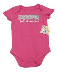 Nové - růžové body s nápisem 