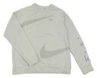 Smetanová mikina s logem Nike