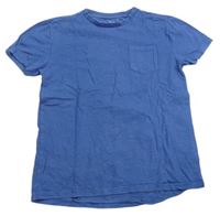 Modrošedé tričko s kapsou Next