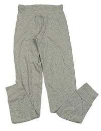Šedé melírované spodní kalhoty H&M