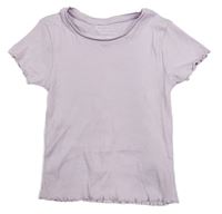 Lila žebrované crop tričko zn. Primark