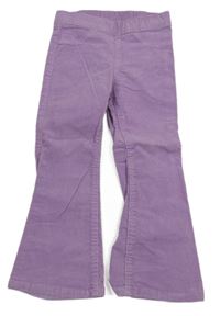 Lila flare manšestráky H&M