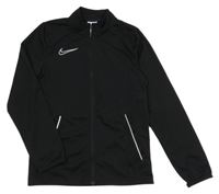 Černá propínací sportovní mikina s logem Nike