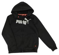 Černá propínací sportovní mikina s kapucí - PUMA 