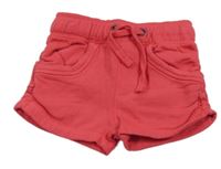 Fuchsiové teplákové kraťasy Hema 