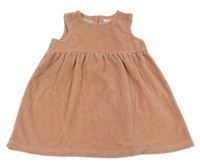 Růžové třpytivé sametové šaty Name it