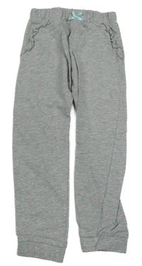 Šedo-světlemodré puntíkaté tepláky Impidimpi