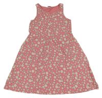 Růžové květované šaty Y.F.K.