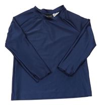 Tmavomodré UV triko H&M