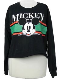 Dámská černá crop mikina s Mickeym FB Sister 