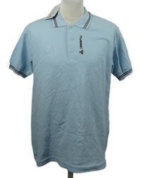 Pánské světlemodré polo tričko Hummel 