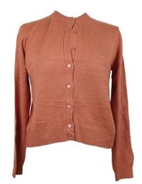 Dámsý korálový propínací crop svetr M&S