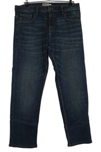 Pánské tmavomodré teplákové rifle Next vel. 34R