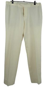 Pánské smetanové kalhoty s puky Kaya 