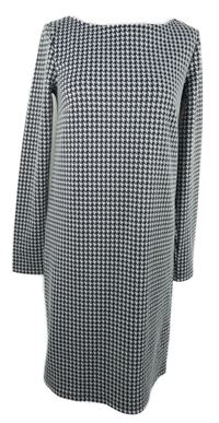 Dámské černo-bílé vzorované šaty MamaLicious 