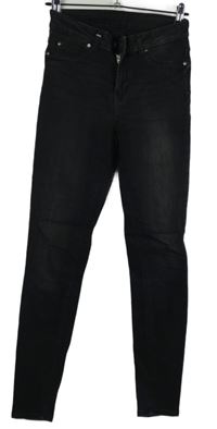 Dámské černé skinny rifle 