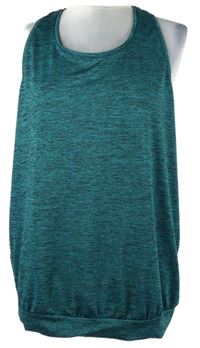 Dámský tyrkysovo-černý melírovaný spotovní top Next 