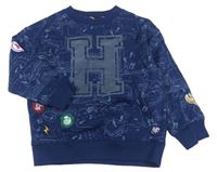 Tmavomodrá mikina Harry Potter zn. M&S