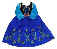 Kostým- černo-modré šaty- Anna Disney