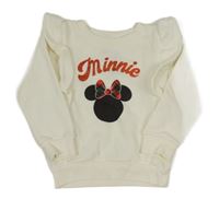 Bílá mikina s Minnie Disney