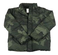 Army šusťáková zimní bunda s ukrývací kapucí M&S