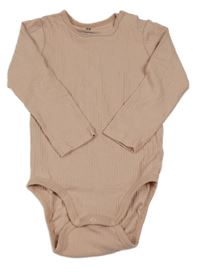 Růžové žebrované body H&M