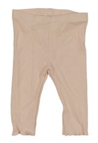 Růžové žabrované legíny Obaibi