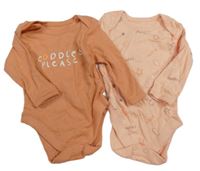 2x růžové body s nápisy George