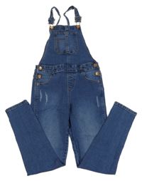 Modré laclové rifle Denim Co.