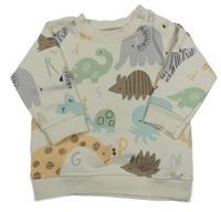 Smetanová mikina se zvířaty George