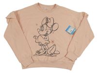 Nové - Světlerůžová mikina s Minnie Disney