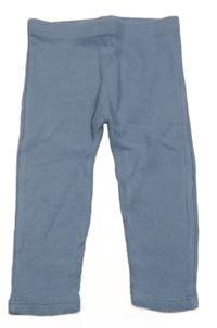 Modré žebrované legíny George