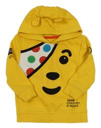 Žlutá mikina s kapucí - Pudsey George