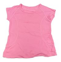 Neonově růžové sportovní tričko H&M