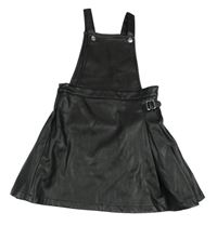 Černá koženková laclová sukně Primark