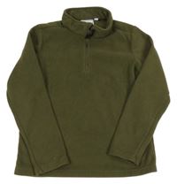 Khaki fleecová mikina s rolákem Tog24