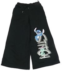 Černé široké tepláky se Stitchem C&A