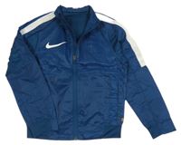 Petrolejová šusťáková sportovní funkční jarní bunda s logem Nike 