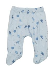 Světlemodré polodupky s pejsky a raketami Rock a Bye Baby