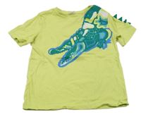 Světlezelené tričko s krokodýlem S. Oliver 