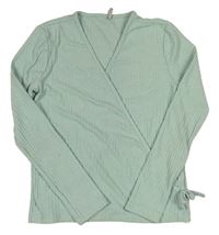 Mátové žebrované úpletové mikinotriko zn. ONLY