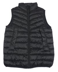 Černá prošívaná šusťáková zateplená vesta PEP&CO