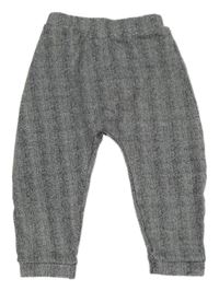 Černo-bílé vzorované úpletové turecké kalhoty RIVER ISLAND