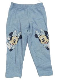 Modré melírované legíny s Minnie C&A
