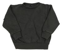 Tmavošedá oversize mikina Next