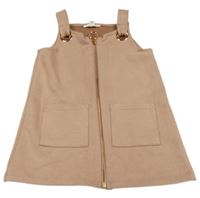 Pudrové semišové propínací šaty RIVER ISLAND