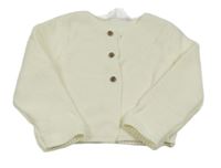 Smetanový propínací svetr PRIMARK