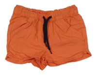 Lososové paper bag plátěné kraťasy lupilu